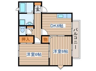 ブラウンポニーＡの物件間取画像